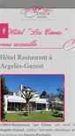 Mobile Screenshot of hotel-lescimes.com